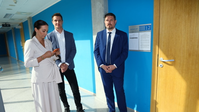 FOTO: Agáta Hanychová dorazila k soudu, kde se řešila pomluva Jaromíra Soukupa.