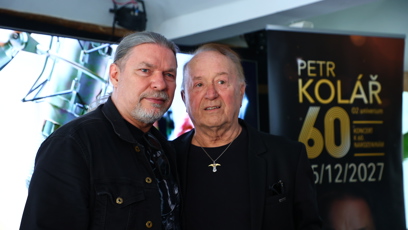 FOTO: Petr Kolář s Petrem Jandou.