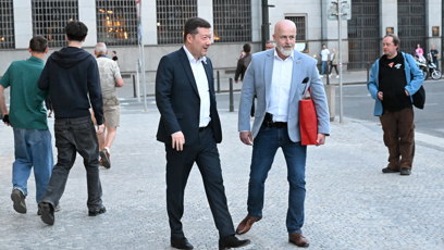 FOTO: I Tomio Okamura byl viditelně spokojený.