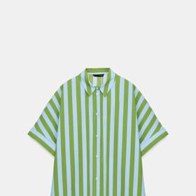 Pruhované košile oversize, Zara, 699 Kč