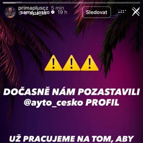 Samuel Jaško na svém instagramu o všem informoval.