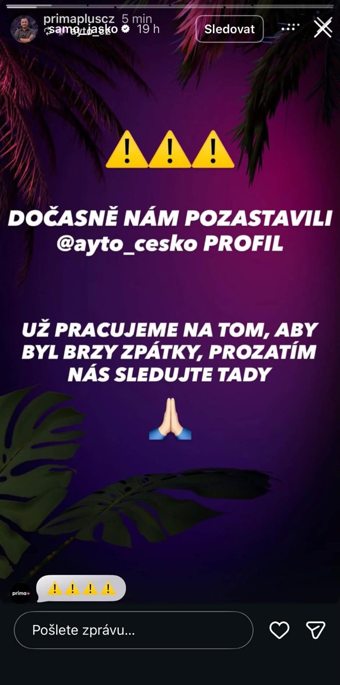 FOTO: Samuel Jaško na svém instagramu o všem informoval. – stránka 2
