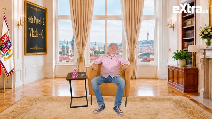 FOTO: Petr Jablonský jako Petr Pavel.