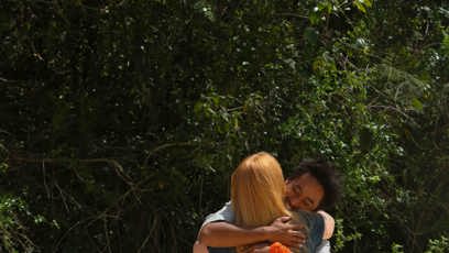 FOTO: Luky a jeho maminka.