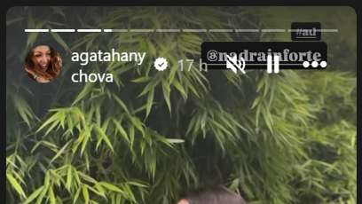 FOTO: Agáta Hanychová nahoře bez.