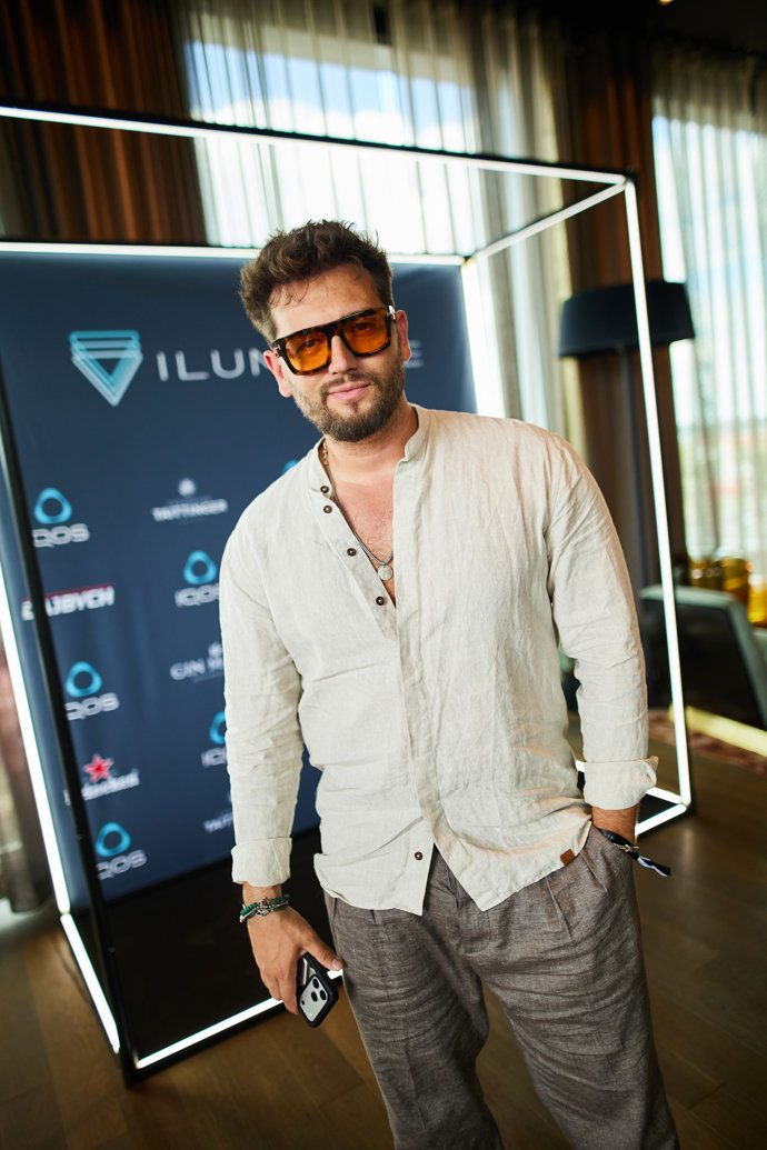 FOTO: Jan Kopečný na Iluminate party.