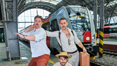 FOTO: Trio se zná ze zábavné improvizované show Komikaze.
