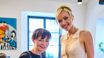 FOTO: Liběna Rochová po boku Michaely Tomanové.