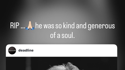 FOTO: Do stories vyjádřil upřímnou soustrast.