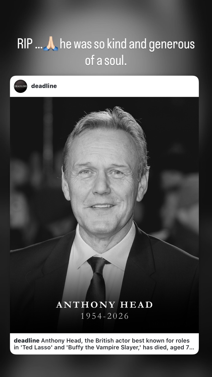 FOTO: Do stories vyjádřil upřímnou soustrast.