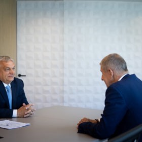 Bývalý premiér Petr Fiala si na sociálních sítích rýpnul do Andreje Babiše, že se o svém setkání s Viktorem Orbánem v Bruseu nikde nezmínil.