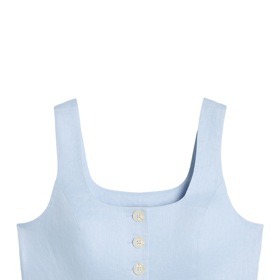 Lněná crop vestička, F&F, 679 Kč