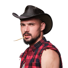 Dřevorubec Filip Valný.