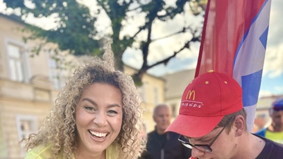 FOTO: Zuzana Gamboa na Letní tenisové akademii.