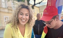 Zuzana Gamboa na Letní tenisové akademii.