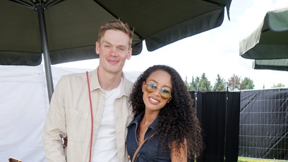 FOTO: Zamilovaný pár David Chmátal a Rebecca Diatilová.