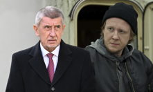 Andrej Babiš a Štěpán Kozub