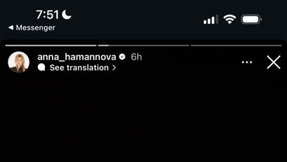 FOTO: Vyjádření Anny Hamannové ke kauze s Xholakys.