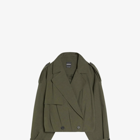 Lehká bavlněná bunda, Bershka, 999 Kč