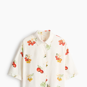 Oversize košile z lněné směsi, H&M, 739 Kč