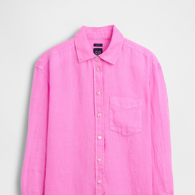 Lněná oversize košile, GAP, 1 999 Kč