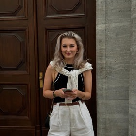 Reportérka Kristýna Bezděková.