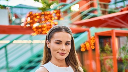 FOTO: Kristýna Svěchotová celá v bílém.