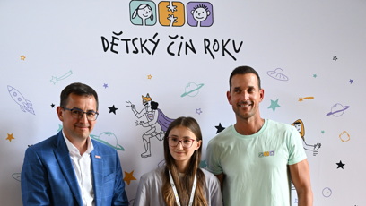 FOTO: Martin Košťál podpořil Dětský čin roku.