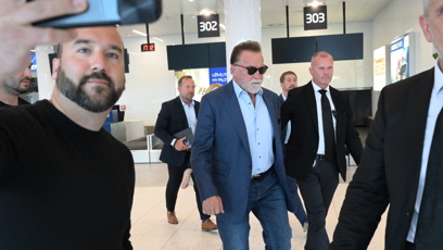FOTO: Arnold Schwarzenegger v Praze.