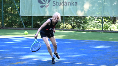 FOTO: Veronika Žilková na akci Anděl mezi zdravotníky.