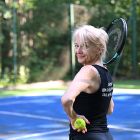 Veronika Žilková si s Ivanem Hubačem si zahráli tenis.