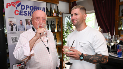 FOTO: Felix Slováček si akci užíval.