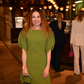 Barbora Fišerová na premiéře filmu Filman.