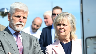 FOTO: Petr Pavel a Eva Pavlová na Vysočině.
