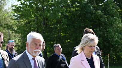 FOTO: Petr Pavel a Eva Pavlová na Vysočině.