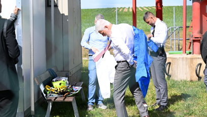 FOTO: Petr Pavel se převlékl doPetr Pavel a Eva Pavlová na Vysočině. bundy.