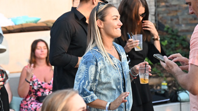 FOTO: Dobrá nálada influencerku neopouštěla po celý večer.