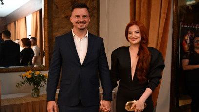 FOTO: Herečka Kateřina Bláhová s partnerem.