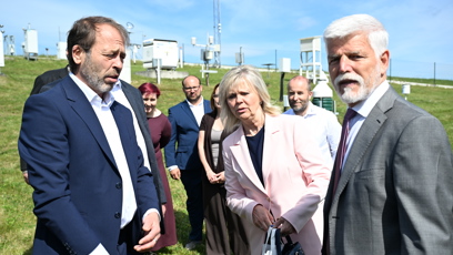 FOTO: Petr Pavel a Eva Pavlová na Vysočině.Petr Pavel a Eva Pavlová na Vysočině.