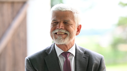 FOTO: Petr Pavel se usmíval.