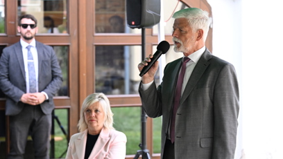 FOTO: Petr Pavel a Eva Pavlová odpovídali na dotazy.