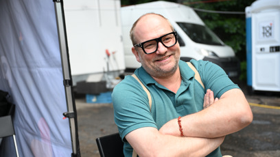 FOTO: Marek Taclík natáčí seriál My nejsme sekta.