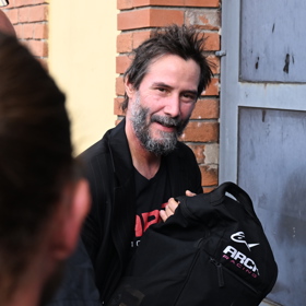 Keanu Reeves byl nedávno v Praze.
