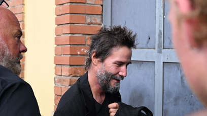 FOTO: Keanu Reeves je v praze.
