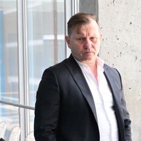 Jaromír Soukup u soudu s Agátou Hanychovou.