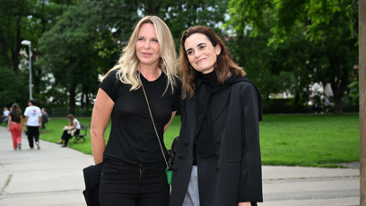 FOTO: Daniela dorazila po boku Diany Kobzanové.