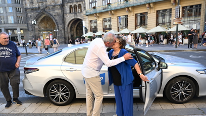 FOTO: Jiřina Bohdalová s partnerem Ľubomírem