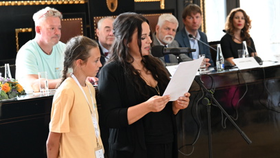 FOTO: Jitka Čvančarová během proslovu.