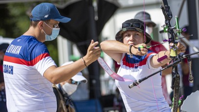 FOTO: Při tragické dopravní nehodě zemřela slovenské lukostřelkyně Denisa Hurban Baránková.