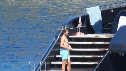 FOTO: Rafael Nadal si užívá moře.